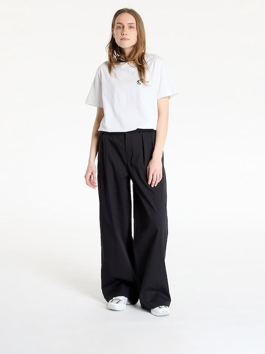 Damen Stoff Hose Black
