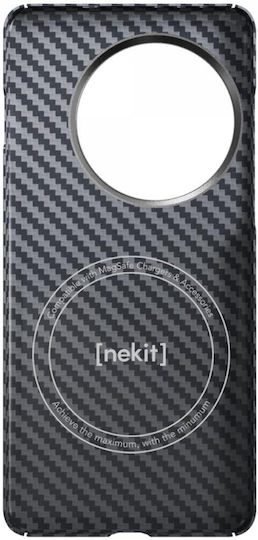 Nekit Umschlag Rückseite Aramid Fiber 1mm Schwarz (OnePlus 13)