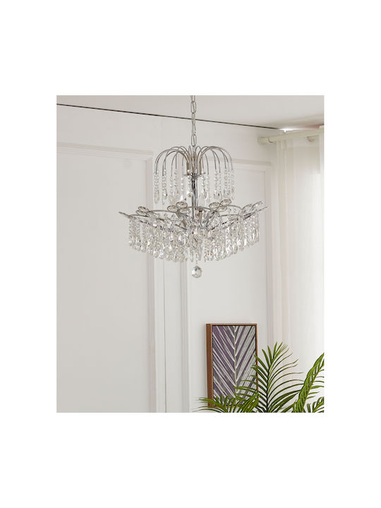 Agora Lighting Полилей Ø51см с Кристали Elica Crystal Chandelier Agora Lighting Полилей Ø51см с Кристали Elica Crystal Chandelier
