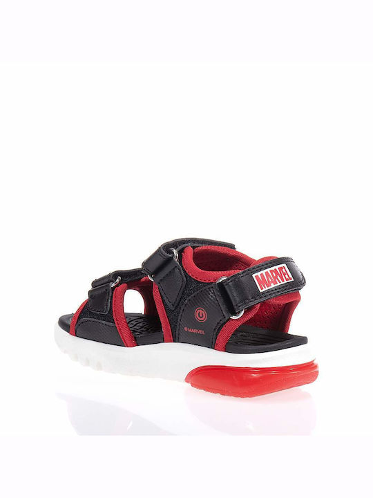 Geox Kids' Sandals with Velcro & Lights Black