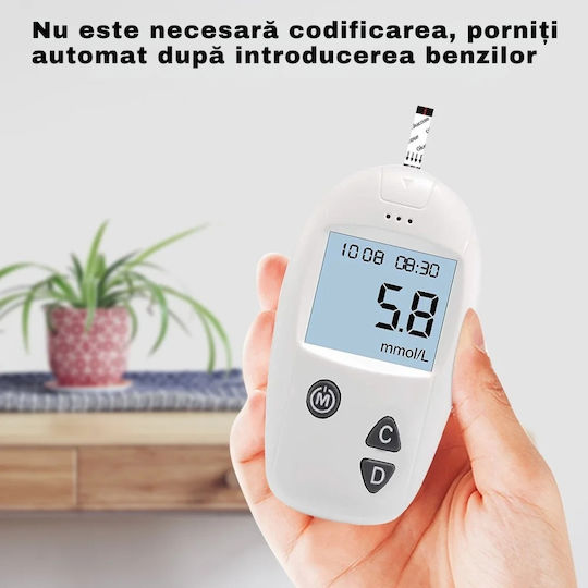Kit Glucometru Portabil Profesional pentru Monitorizarea Glicemiei Acasă