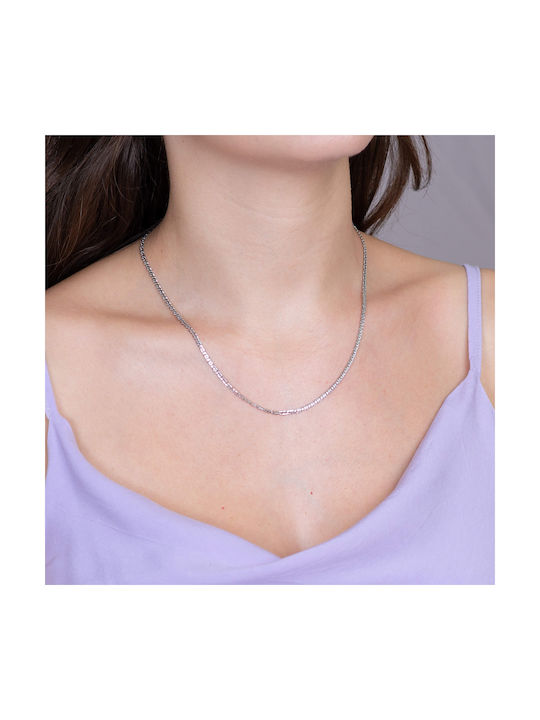 Al'Oro White Gold Chain Neck 14K