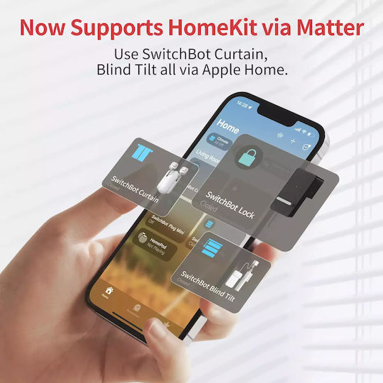 Switchbot Hub 2 Умен хъб Wi-Fi / Bluetooth / IR Съвместим с Google Home, Apple HomeKit, Alexa, IFTTT & Matter
