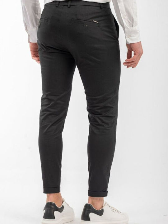 Vittorio Artist Chino Trousers Black
