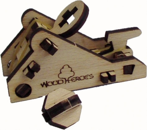 WoodHeroes Παιχνίδι Κατασκευών Ξύλινo για Παιδιά 6+ Ετών