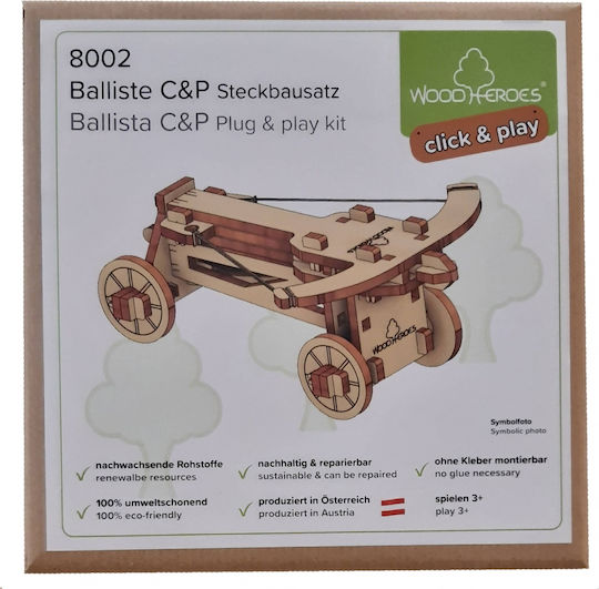 WoodHeroes Παιχνίδι Κατασκευών Ξύλινo για Παιδιά 6+ Ετών