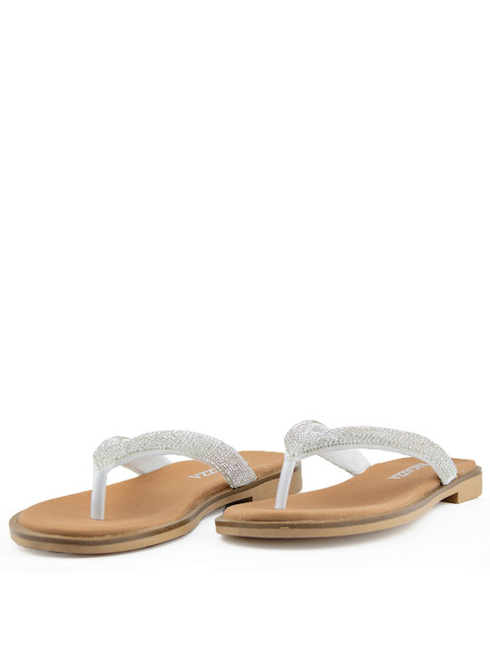 Ragazza Women's Flat Sandals in Silver Color