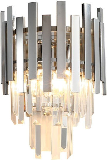 Eko Light Lumină De perete Argintiu 25cm