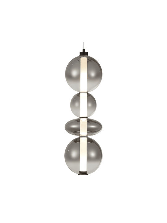 Eko Light Κρεμαστό Φωτιστικό Μαύρο LED