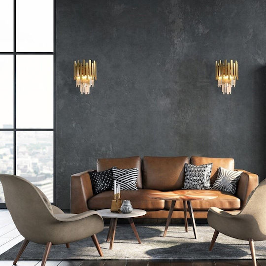 Eko Light Leuchte Wand Gold 25cm