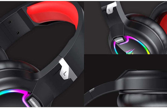 Havit H2233D Over Ear Gaming Headset με σύνδεση USB / 3.5mm