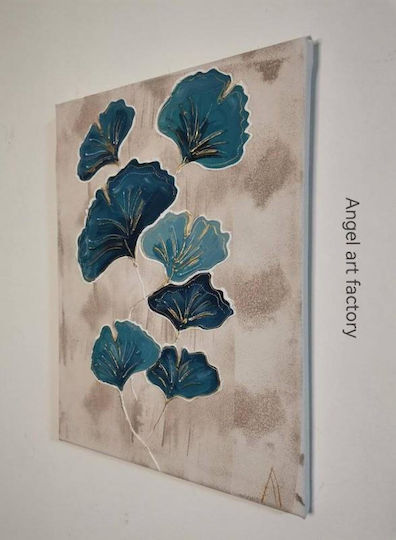 Πίνακας "ανάγλυφα Green Ginkgo Flower"