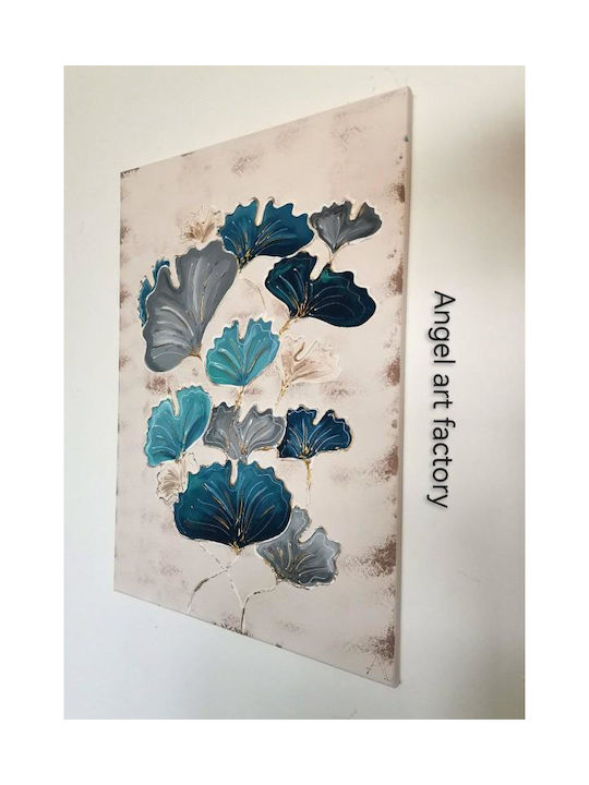 Πίνακας Ανάγλυφα Green Ginkgo Flower