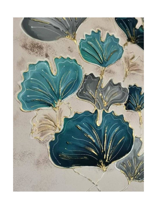 Πίνακας Ανάγλυφα Green Ginkgo Flower