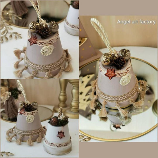 Clopot Decorativ Mare din Ceramică