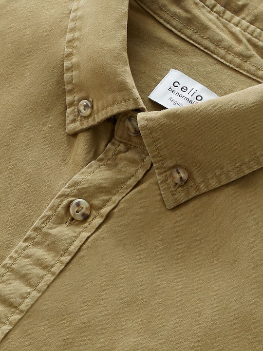 Long-sleeved Shirt Khaki