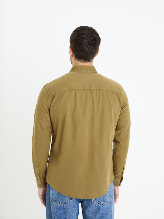 Long-sleeved Shirt Khaki