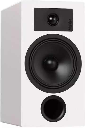 Indiana Line TESI 3 Pair of Hi-Fi Speakers Bookself 120W 2 No of Drivers W18xD27.5xH34cm. White