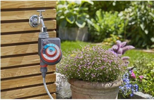 Gardena Easy Plus Προγραμματιστής Ποτίσματος Βρύσης Μπαταρίας 1 Εξόδου