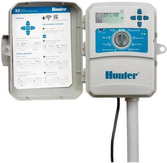 Hunter Industries X2 - 401E Προγραμματιστής Ποτίσματος Πίνακα Ρεύματος