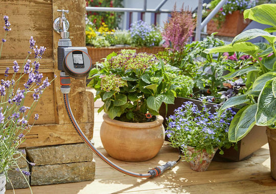 Gardena Water Control Flex Προγραμματιστής Ποτίσματος Βρύσης Μπαταρίας 1 Εξόδου