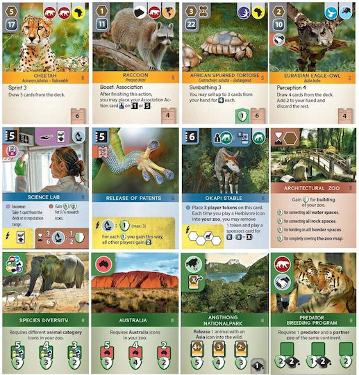 Настолна игра Ark Nova за 1-4 играчи 14+ години (EN) Feuerland Spiele