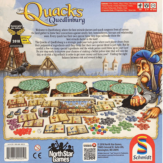 Επιτραπέζιο Παιχνίδι The Quacks of Quedlinburg για 2-4 Παίκτες 10+ Ετών (EN) Schmidt Spiele