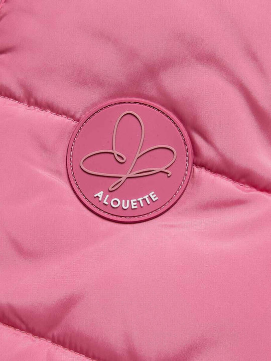 Kids' Casual Jacket Sleeveless with Hood Pink