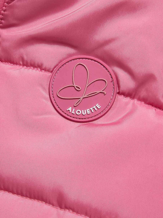 Kids' Casual Jacket Sleeveless with Hood Pink