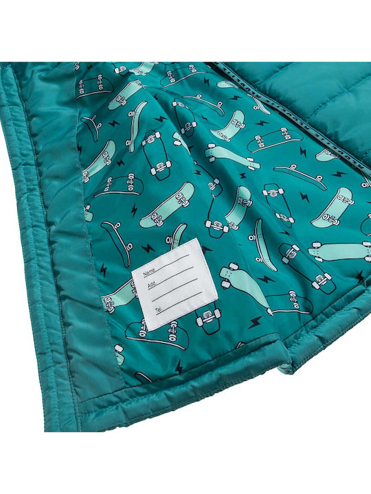 Kids' Casual Jacket Sleeveless with Hood Green