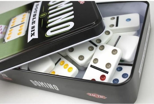 Επιτραπέζιο Παιχνίδι Domino Double Six για 2 Παίκτες 5+ Ετών (EN) Tactic