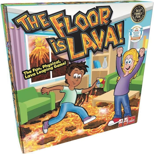 Board Game The Floor is Lava for 2-6 Players 5+ Years Old (FR) Goliath Games