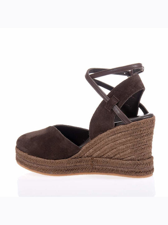 Komis & Komis Women's Platform Espadrilles Brown