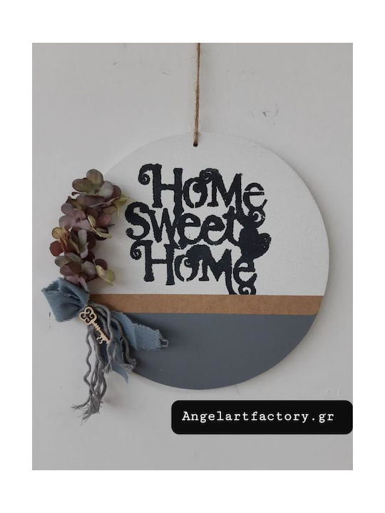 Decorative Wooden Wall Sign "Home Sweet Home"