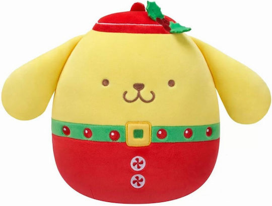 Jazwares Plush Squishmallows Christmas Pompompurin for Ages 3+ 20 cm
