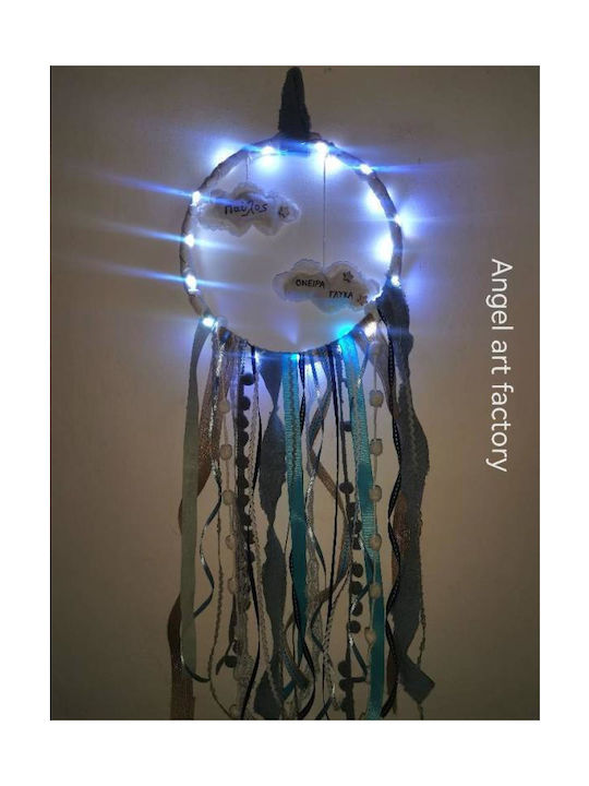 Dreamcatcher "sky blue-grey" Clouds Lights