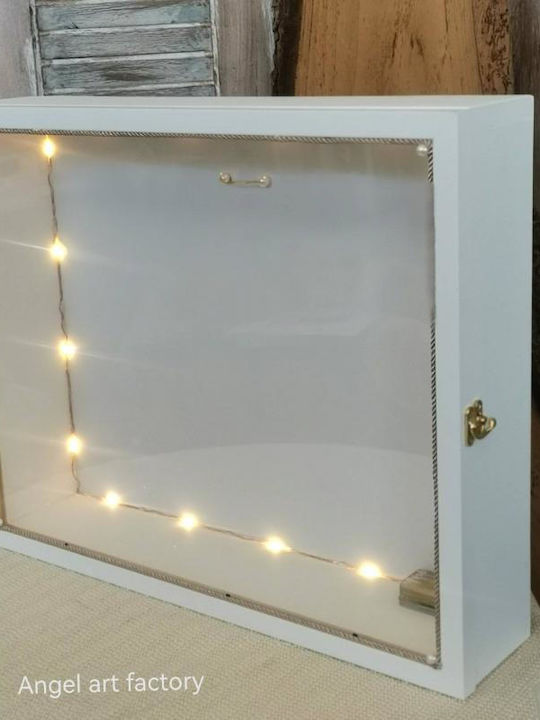 Hanging White Crown Case
