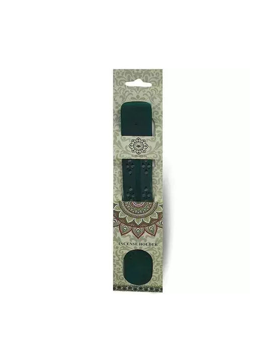 Suport din lemn pentru bețișoare parfumate Handmade Arbore Verde Multicolor