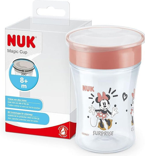 Nuk Baby Cup Magic Cup made of Plastic Orange Minnie Mouse 230ml for 8m+m+