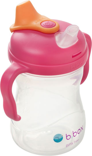 Εκπαιδευτικό Ποτηράκι Στόμιο 4m+ 240ml Spout Cup Raspberry B.box Bb621