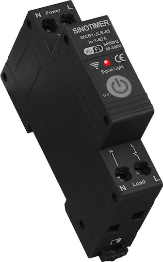 Sinotimer Contor De Kilowați Pentru Panou Electric Analogic Pe Șină Monofazic Wi-Fi Tuya