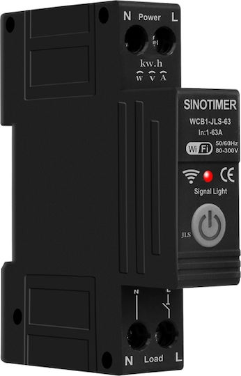 Sinotimer Contor De Kilowați Pentru Panou Electric Analogic Pe Șină Monofazic Wi-Fi Tuya