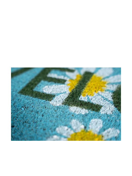 Πατάκι Εισόδου Ruco Print Welcome Daisies 641 45x75cm Beige-multi Sdim 45x75