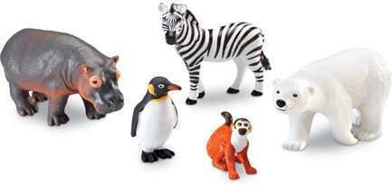 Set 5 Zoo Learning Resources Animal Figures 18 Months+