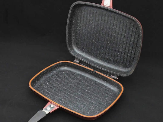 Royalty Line Doppelt Pan aus Aluminium mit Steinbeschichtung Copper 32cm