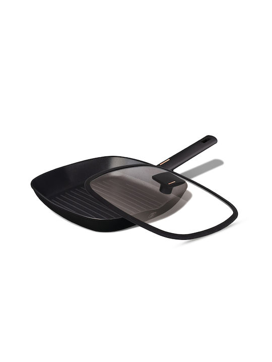 Berlinger Haus Monaco Collection Grill With Lid made of Aluminum with Non-Stick Coating 28cm