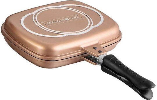 Royalty Line Doppelt Pan aus Aluminium mit Steinbeschichtung Copper 34cm