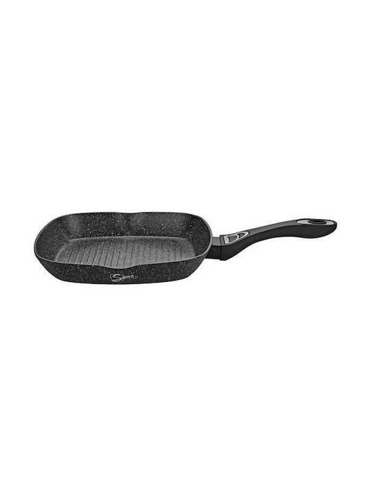 Samus Grătar Cu capac din Aluminiu Turnat cu Strat Antiaderent