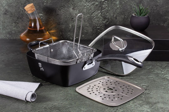 Berlinger Haus Black Professional Line Τηγάνι από Αλουμίνιο με Καπάκι με Αντικολλητική Επίστρωση 9cm