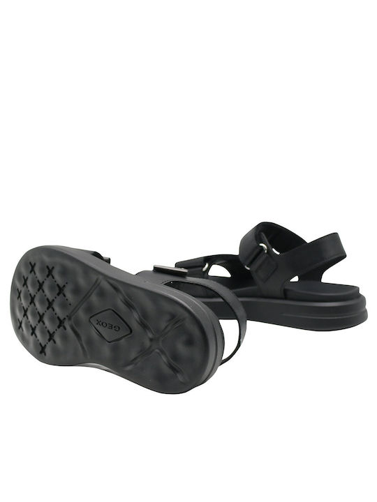 Geox D Xand 2s E Women's Flat Sandals in Black Color